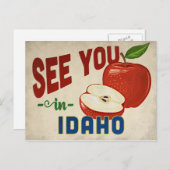 Idaho Apple - Vintage Travel Briefkaart (Voorkant / Achterkant)