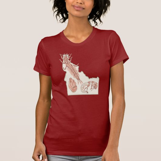 Idaho Aquatic Insects  T-shirt (Voorkant)