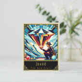 Idaho | Art. Deco Briefkaart (Staand voorkant)