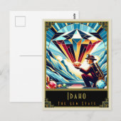 Idaho | Art. Deco Briefkaart (Voorkant / Achterkant)