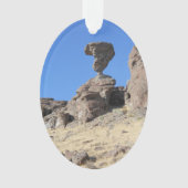 Idaho Balanced Rock keramische kerstversiering Ornament (voorkant)