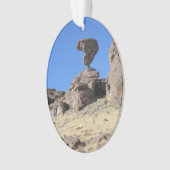 Idaho Balanced Rock keramische kerstversiering Ornament (voorkant)