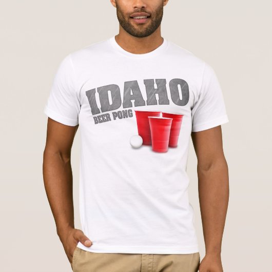 Idaho Beer Pong T-Shirt (Voorkant)