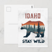  Idaho Beer Stay Wild Travel Briefkaart (Voorkant / Achterkant)