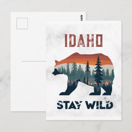  Idaho Beer Stay Wild Travel Briefkaart (Voorkant / Achterkant)