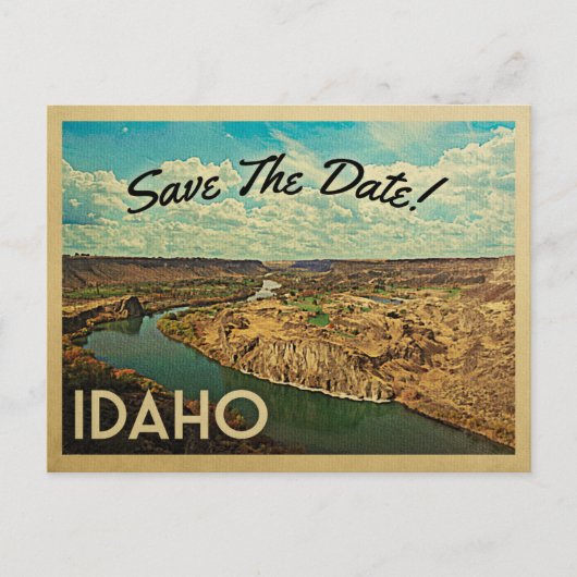Idaho bewaart de  Briefkaarten Datum (Voorkant)
