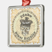Idaho Biker  Metalen Ornament (Links)