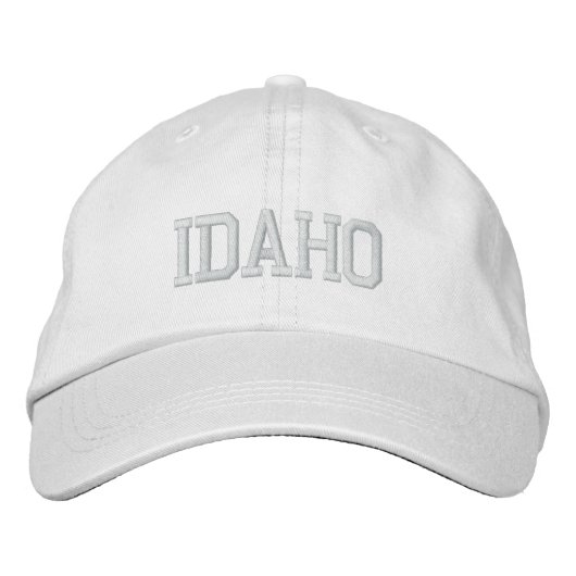 Idaho borduurt Basic Aanpasbaar Pet White (Voorkant)