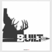 Idaho bouwt Deer Hunter Vinyl Decal Sticker (Vel)
