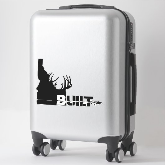 Idaho bouwt Deer Hunter Vinyl Decal Sticker (Koffer)