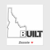 Idaho bouwt hybride vinyldecal sticker (Vel)