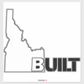 Idaho bouwt hybride vinyldecal sticker (Vel)