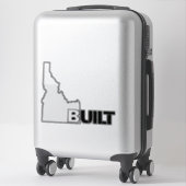 Idaho bouwt hybride vinyldecal sticker (Koffer)