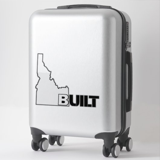 Idaho bouwt hybride vinyldecal sticker (Koffer)
