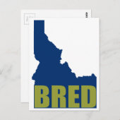 Idaho Bred Briefkaart (Voorkant / Achterkant)