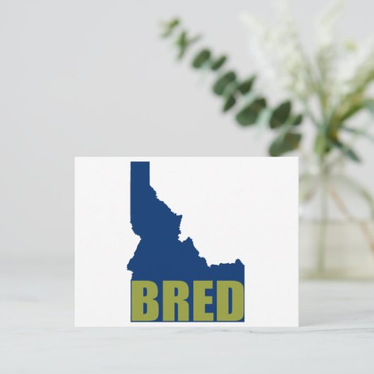 Idaho Bred Briefkaart (Staand voorkant)