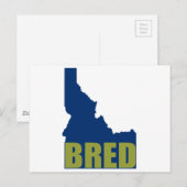 Idaho Bred Briefkaart (Voorkant / Achterkant)
