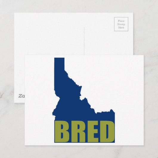 Idaho Bred Briefkaart (Voorkant / Achterkant)