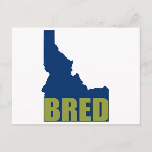 Idaho Bred Briefkaart (Voorkant)