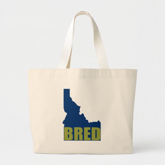 Idaho Bred Grote Tote Bag (Voorkant)