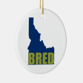 Idaho Bred Keramisch Ornament (Rechts)