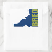 Idaho Bred Rechthoekige Sticker (Tas)