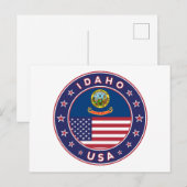 Idaho Briefkaart (Voorkant / Achterkant)
