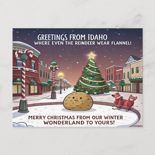 IDAHO-Briefkaart Briefkaart (Voorkant)