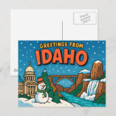 IDAHO-Briefkaart Briefkaart (Voorkant / Achterkant)