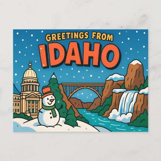 IDAHO-Briefkaart Briefkaart (Voorkant)