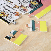 Idaho Briefkaart Kaart Legpuzzel (Zijkant)