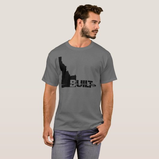 Idaho Built Bullet T-shirt (Voorkant volledig)