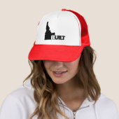 Idaho Built Center (zwart) Trucker Hat Pet (In situ)