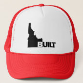 Idaho Built Center (zwart) Trucker Hat Trucker Pet (Voorkant)