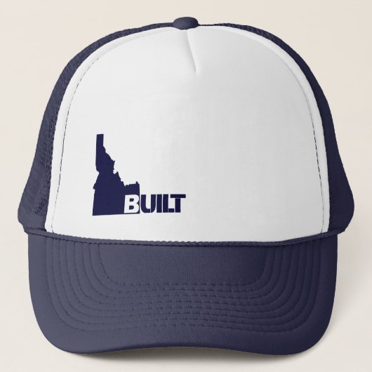 Idaho Built (Donkerblauw) Trucker Hat Pet (Voorkant)