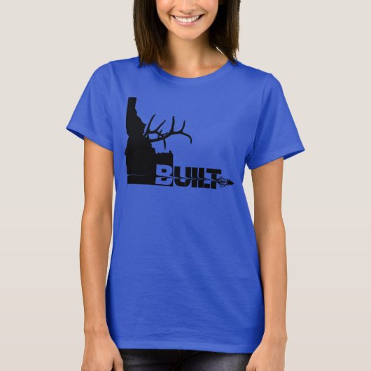 Idaho Built Elk Hunter T-shirt (Voorkant)