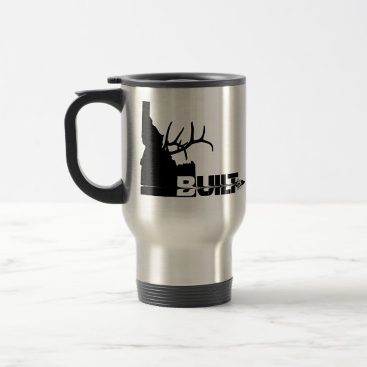 Idaho Built Elk Hunter Travel Mug Reisbeker (Links)