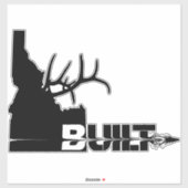 Idaho Built Elk Jager Vinyl Sticker (Vel)