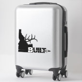 Idaho Built Elk Jager Vinyl Sticker (Koffer)