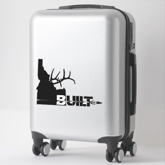 Idaho Built Elk Jager Vinyl Sticker (Koffer)