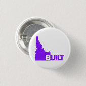 Idaho Built (Paarse) Button (Voorkant /achterkant)