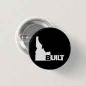 Idaho Built (White) Ronde Button 3,2 Cm (Voorkant /achterkant)