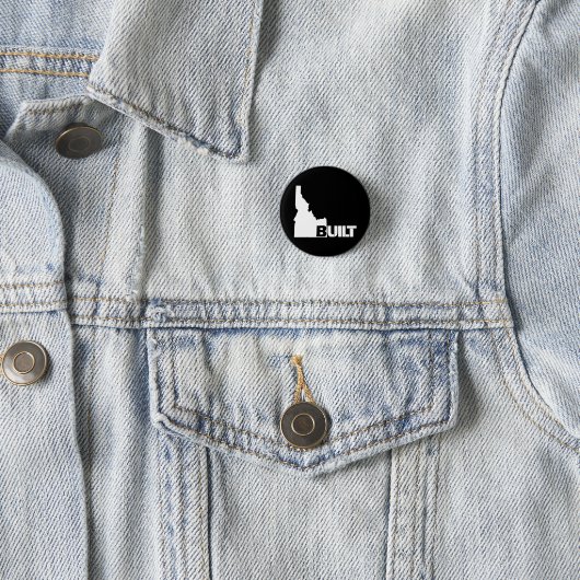 Idaho Built (White) Ronde Button 3,2 Cm (In situ)