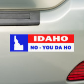 IDAHO BUMPERSTICKER (Op auto)