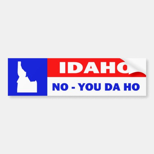 IDAHO BUMPERSTICKER (Voorkant)
