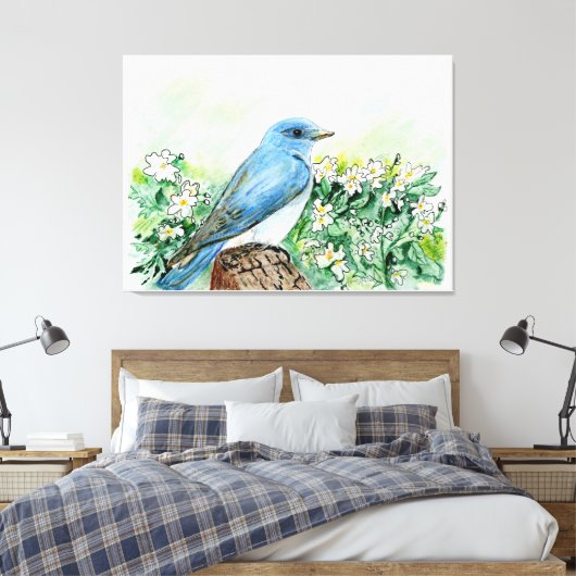 Idaho Canvas Afdruk (Insitu (Slaapkamer))