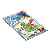 Idaho Cartoon Map Notitieboek (Rechterzijde)