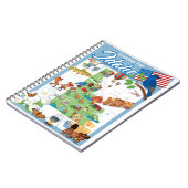 Idaho Cartoon Map Notitieboek (Linkerzijde)