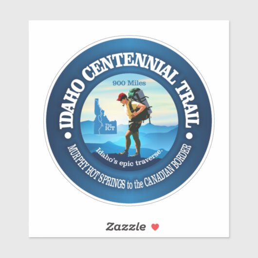 Idaho Centennial Trail (C) Sticker (Vel)