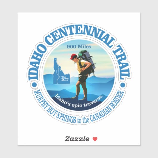 Idaho Centennial Trail (N) Sticker (Vel)
